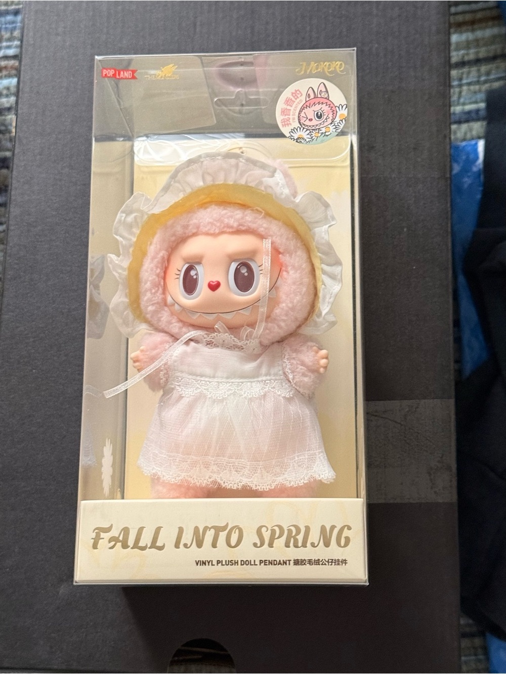 Fall Into Spring Pink Plush Doll Pendant by Popland